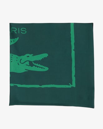 실크 프린트 스카프