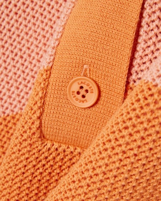 썸머 스트라이프 반팔 폴로 스웨터