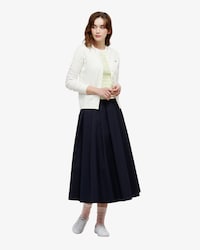 플리츠 미드랭스 스커트