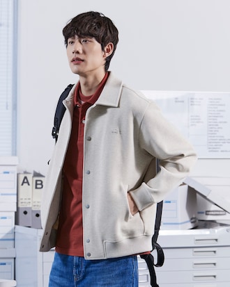 카라 스웻 점퍼