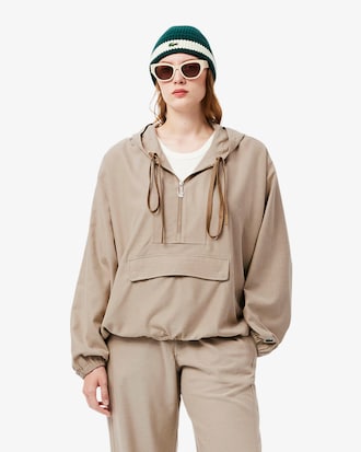 플란넬 후드 탑