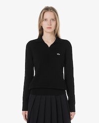 케이블 오픈카라 스웨터