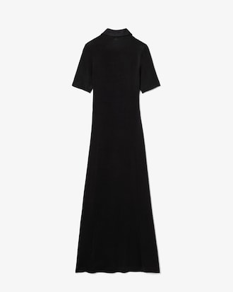 슬림핏 폴로 롱 드레스