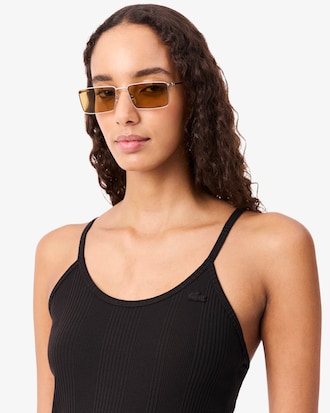 슬리브리스 롱 립 드레스