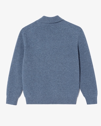 립 조직 풀집업 가디건