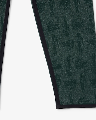 크록 프린트 점프수트