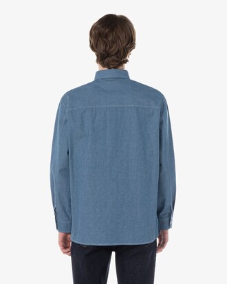 데님 아우터 셔츠