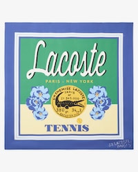 실크 패턴 스카프