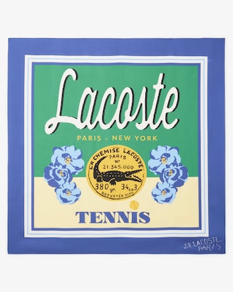 실크 패턴 스카프