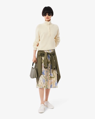 카디드울 하프버튼 스웨터