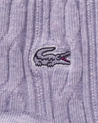 여성 케이블 앵클 양말