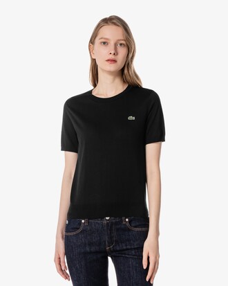 베이직 크루넥 반팔 풀오버