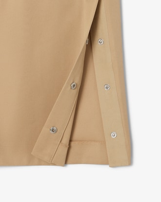 스트레이트핏 트윌 코튼 스커트