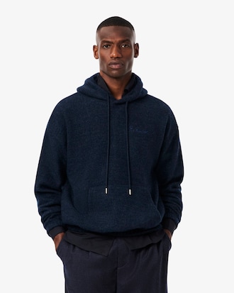 PARIS PACK 플란넬 후드 풀오버 스웻셔츠