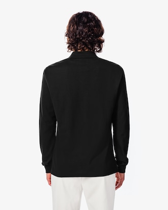 프렌치 레귤러핏 긴팔 베이직 폴로셔츠