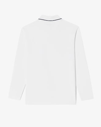 베이직 긴팔 반집업 폴로