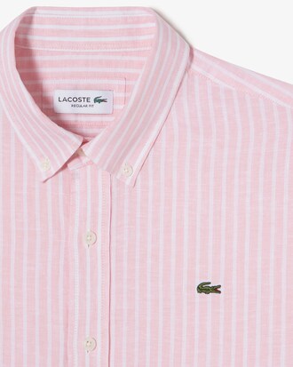 린넨 스트라이프 셔츠