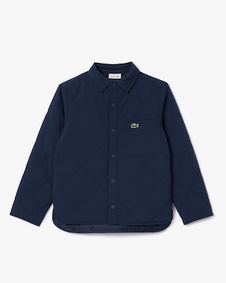 셔츠형 퀼팅 자켓