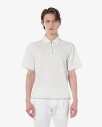 반집업 반팔 스웻셔츠