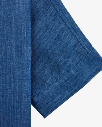 돌먼핏 반팔 텐셀 셔츠