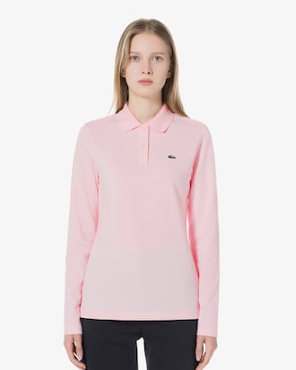 레귤러핏 긴팔 폴로셔츠