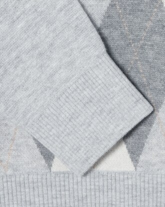 카라 탈부착 크루넥 스웨터