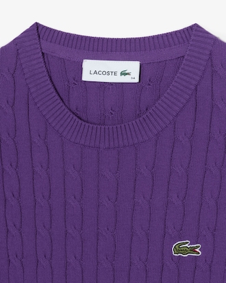 케이블 반팔 크루넥