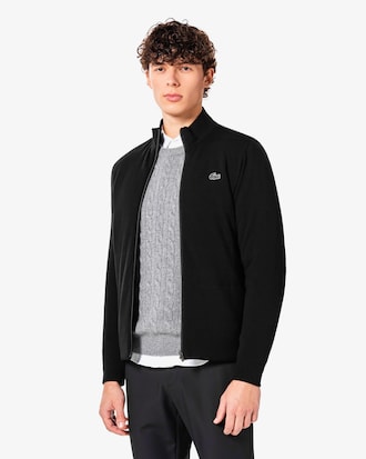 골프 팁핑 하이브리드 풀집업 스웨터