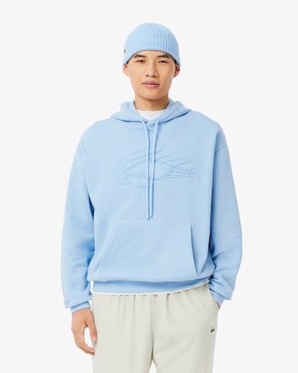 홀리데이 크루넥 후드 풀오버