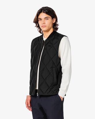 다이아 퀼팅 다운 베스트