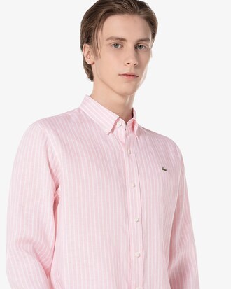 린넨 스트라이프 셔츠