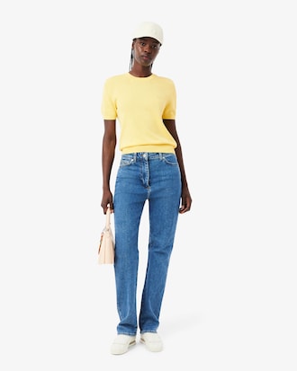 라이트 코튼 반팔 스웨터