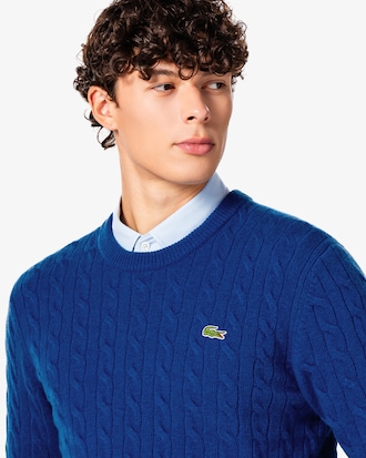 케이블 크루넥 풀오버