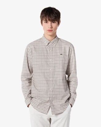 플란넬 그리드 셔츠