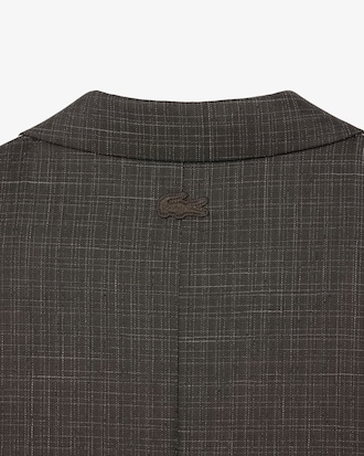 유니섹스 헤비 울 노치드 라펠 재킷