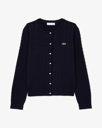 케이블 긴팔 가디건