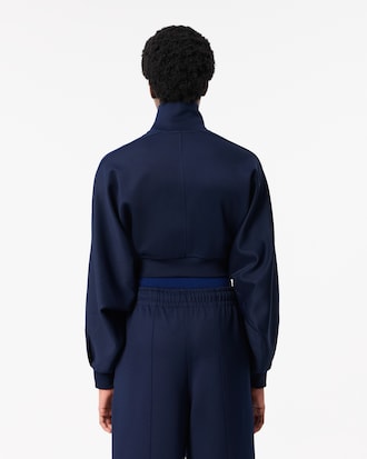 인터록 레글런 짚업 스웻셔츠