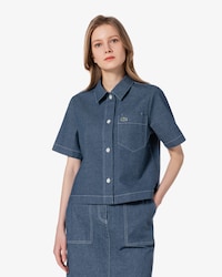 아우터형 반팔 셔츠