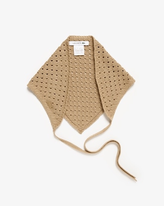 니트 크로쉐 스카프