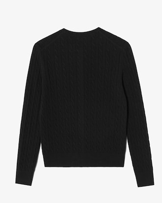 케이블 크루넥 가디건