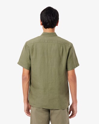 린넨 반팔 셔츠