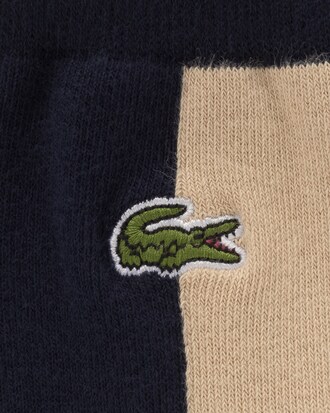 남성 컬러 블록 중목 양말