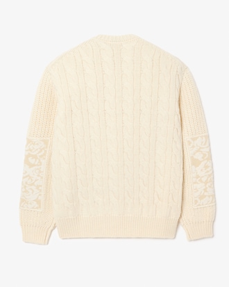 Lemarie 패치워크 크루넥 스웨터