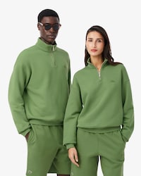 CROC SIGNATURE 루즈핏 반집업 스웻셔츠