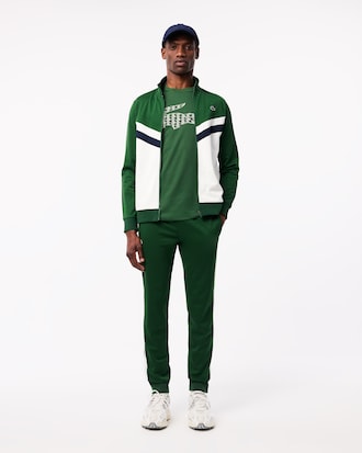 블록형 테니스 스웻 점퍼