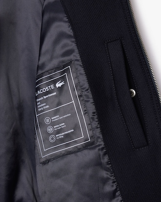 울 블렌드 에비에이터 자켓