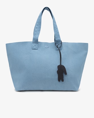 썸머팩 XL 탑지퍼 코튼 토트백