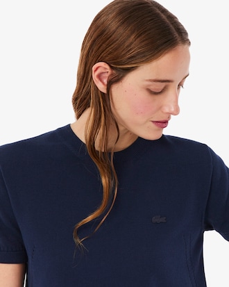 라이트 코튼 반팔 스웨터