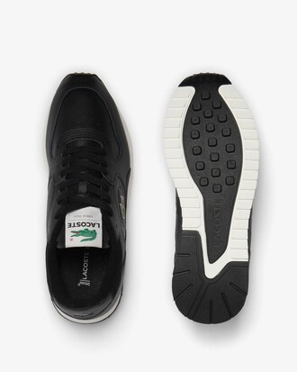 라인트랙 레더 스니커즈