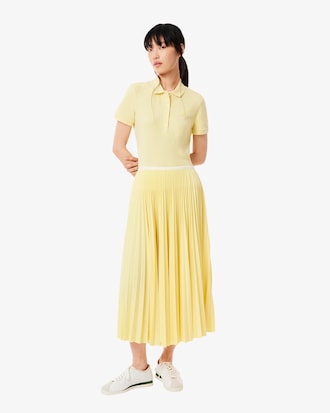 에센셜 롱 플리츠 스커트